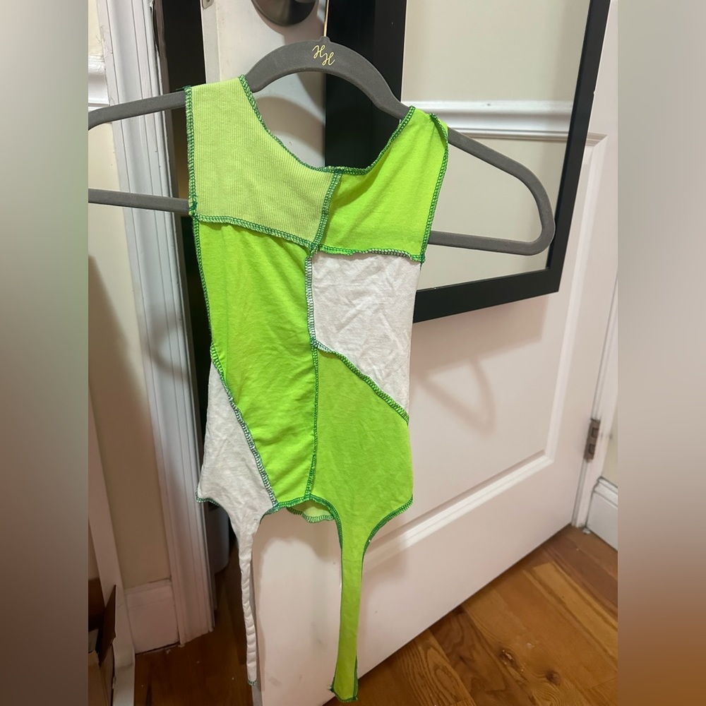 PLT Stitched racerback crop top